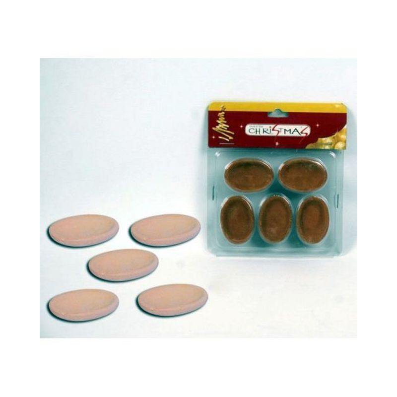 BLISTER 5 PIATTINI TERRACOTTA EAN 8033113040795 INGROSSO ACCESSORI PER IL PRESEPE