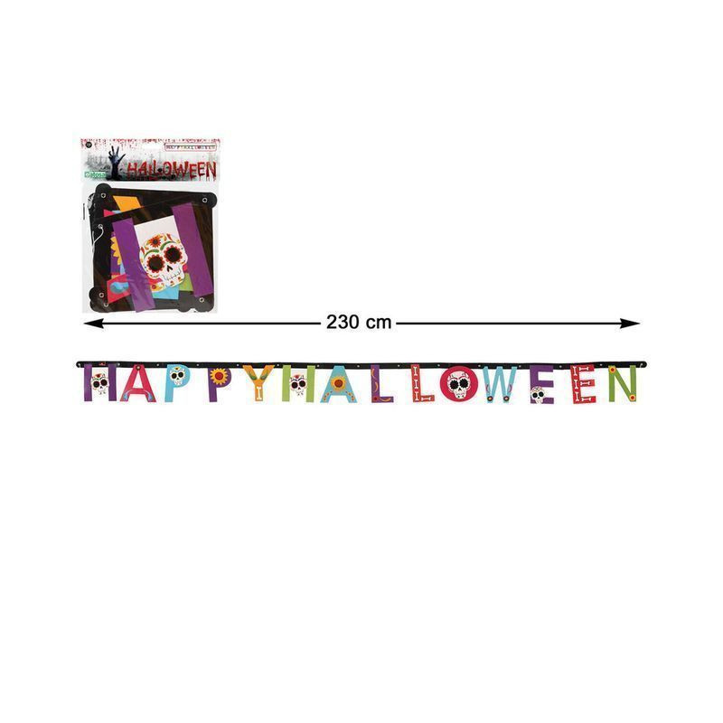 GHIRLANDA 230CM HALLOWEEN BLISTER EAN 8422259627487 INGROSSO FESTONI E ADDOBBI HALLOWEEN GHIRLANDA 230CM HALLOWEEN BLISTER EAN 8422259627487 INGROSSO FESTONI E ADDOBBI HALLOWEEN