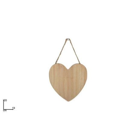 INGROSSO CASALINGHI APPENDINO LEGNO CUORE 20CM 8034048293072 INGROSSO ARTICOLI PER CASA OGGETTISTICA VARIA