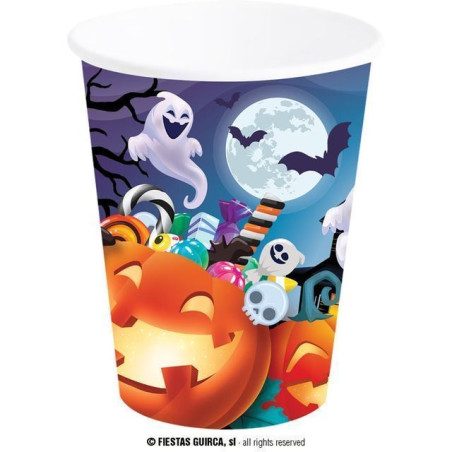 INGROSSO HALLOWEEN BICCHIERI ZUCCHE 240 ML PZ.6 8434077247662 INGROSSO ACCESSORI HALLOWEEN ACCESSORI HALLOWEEN TAVOLA
