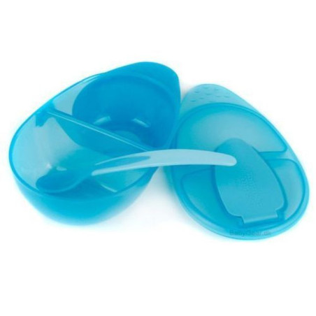 INGROSSO PUERICOLTURA TOMMEE TIPPEE TWIN COMPARTMENT BOWL BLUE 5010415302342 INGROSSO PRODOTTI PUERICOLTURA