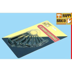 INGROSSO CASALINGHI CHIAVI ESAGONALI IN BL. 8015361225056 INGROSSO FERRAMENTA E IDRAULICA ARNESI LAVORO E ACCESSORI