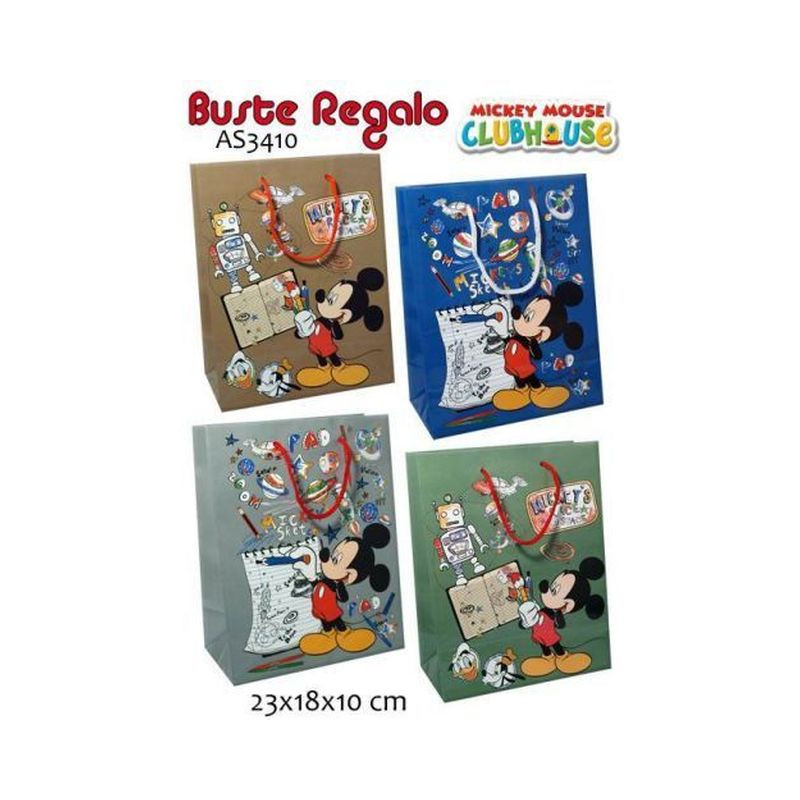 BUSTA CARTA MICKEY MOUSE EAN 8422535784842 INGROSSO SACCHETTI E SHOPPER REGALO BUSTA CARTA MICKEY MOUSE EAN 8422535784842 INGROSSO SACCHETTI E SHOPPER REGALO