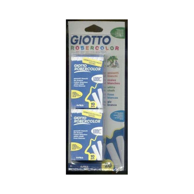 BL. 2 SCATOLE GESSI BIANCHI EAN 0000001009224 INGROSSO ACCESSORI UFFICIO