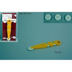 INGROSSO CASALINGHI TAGLIAPASTA 3ROTELLE BIANCO GS34029 8034048188842 INGROSSO ACCESSORI CUCINA UTENSILI PER CUCINA