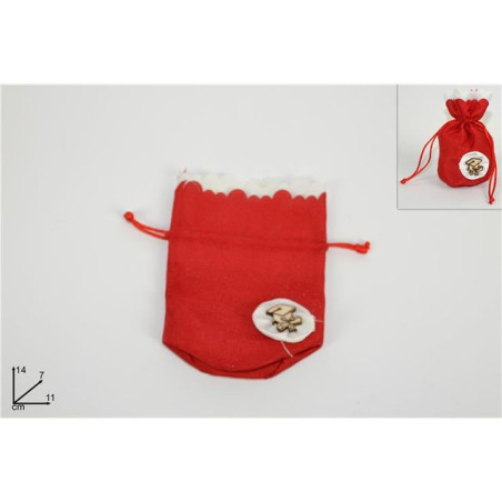 INGROSSO ARTICOLI NATALIZI SACCHETTO TONDO ROSSO LAUREA 8034048412602 INGROSSO ARTICOLI PER FESTE ACCESSORI PARTY
