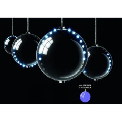 INGROSSO CASALINGHI SET 4 SFERE VIOLA EFF. NEVICATA 8004927106380 INGROSSO ACCESSORI CUCINA TAZZE