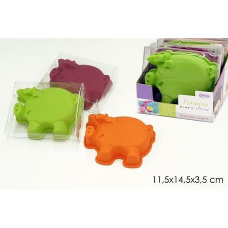 INGROSSO CAKE DESIGN FORMINA MAIALINO IN PVC BOX 3ASS 8015361735104 INGROSSO ACCESSORI CAKE DESIGN FORMINE E STAMPINI PER DOLCI