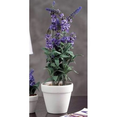 VASO C/LAVANDA D.11XH40CM EAN 8021785216181 INGROSSO FIORI FINTI D'ARREDO