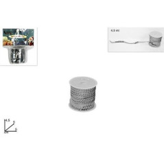 INGROSSO CASALINGHI FILO PAILLETTES 4.5 M SILVER 2013209 8033113353888 INGROSSO TESSUTO E ACCESSORI FILATO