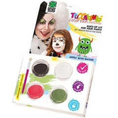 INGROSSO CARNEVALE KIT TRUCCO AD ACQUA DALMATA C/PENNELLO 8004761094805 INGROSSO ARTICOLI CARNEVALE TRUCCHI DI CARNEVALE