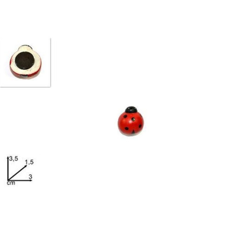 INGROSSO CASALINGHI CALAMITA COCCINELLA 3CM 8034048196014 INGROSSO ARTICOLI PER CASA OGGETTISTICA VARIA