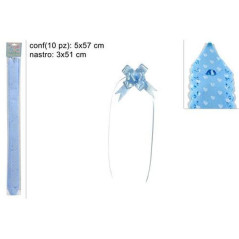 INGROSSO CARTOLERIA COCCARDA FIOCCO CELESTE 10 PX 51X3 8034048194034 INGROSSO ARITCOLI PER CONFEZIONI