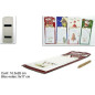 BLOC NOTES MAGNETICO NATALIZIO 4 ASS EAN 8033113302398 INGROSSO BIGLIETTI NATALIZI
