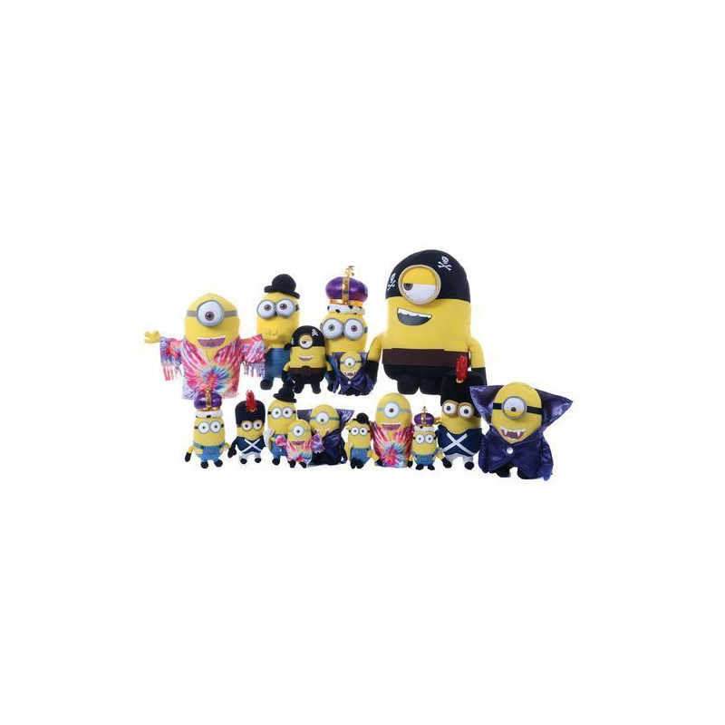 MINION MOVIE VESTITI IN TESSUTO 15CM EAN 5038104092114 INGROSSO PELUCHE MORBIDOSI