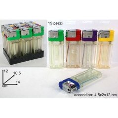 INGROSSO TABACCHERIA ACCENDINO MAXI RICARICABILE C.15 12CM 8034048030110 INGROSSO ARTICOLI DA TABACCHERIE
