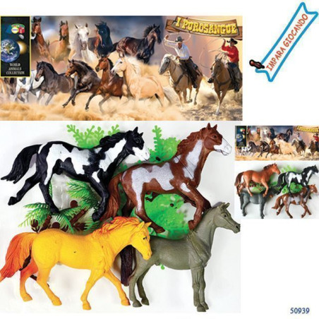 INGROSSO GIOCATTOLI BUSTA CAVALLI I PUROSANGUE ASS 8034094806981 INGROSSO BUSTE SOLDATINI E ANIMALI BUSTE ANIMALI GIOCATTOLO