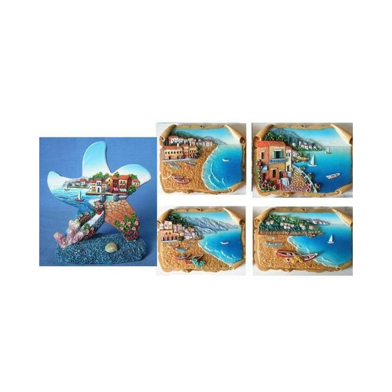 BASE STELLA MARINA PAESAGGI ASS. EAN 8021296920416 INGROSSO CALAMITE SOUVENIR