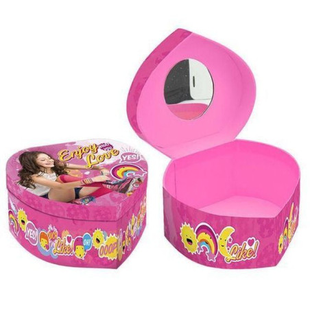 INGROSSO GIOCATTOLI SOY LUNA PORTAGIOIE CUORE CON SPECCHIO 11.5X12.5X8.5CM 8435333857953 INGROSSO GIOCHI E GIOCATTOLI