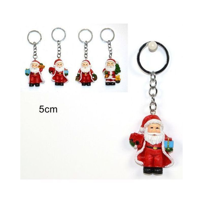 PORTACHIAVI BABBO NATALE ASS (12) EAN 8033113488351 INGROSSO OGGETTISTICA NATALIZIA