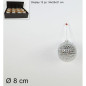 PALLA VETRO SILVER 8 CM. EAN 8033113585111 INGROSSO PALLINE DI NATALE E PUNTALI PALLA VETRO SILVER 8 CM. EAN 8033113585111 INGROSSO PALLINE DI NATALE E PUNTALI