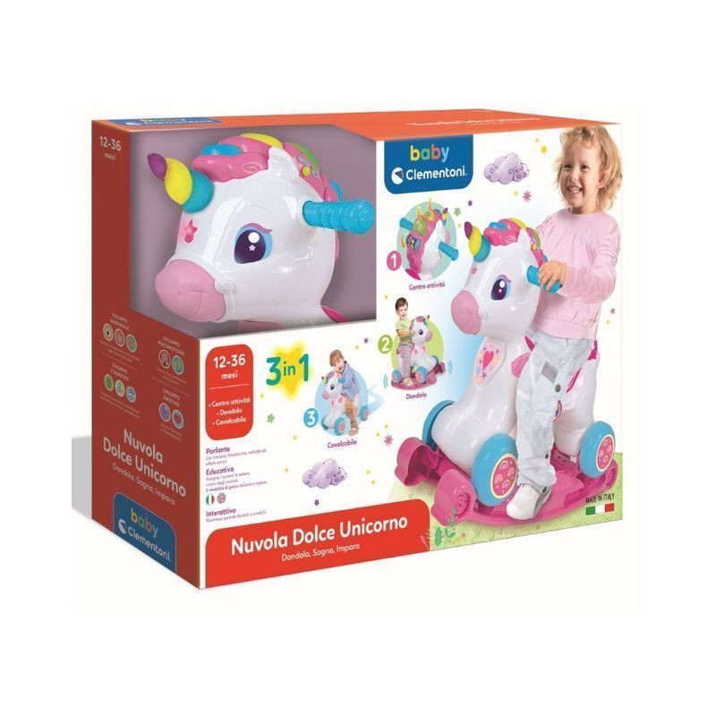 NUVOLA DOLCE UNICORNO 12/36 MESI 17855 EAN 8005125178551 INGROSSO BABY CLEMENTONI NUVOLA DOLCE UNICORNO 12/36 MESI 17855 EAN 8005125178551 INGROSSO BABY CLEMENTONI