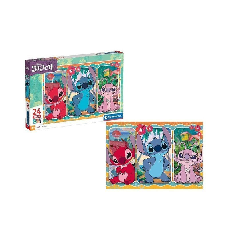 PUZZLE PZ.24 MAXI DISNEY STITCH 24029 EAN 8005125240296 INGROSSO PUZZLE CLASSICI