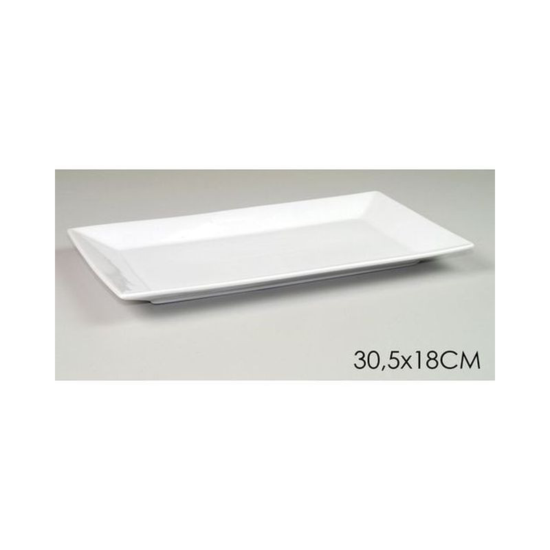 PIATTO RETTANG. 30,5X18CM BIANCO EAN 8015361834968 INGROSSO PIATTI PER LA CASA PIATTO RETTANG. 30,5X18CM BIANCO EAN 8015361834968 INGROSSO PIATTI PER LA CASA
