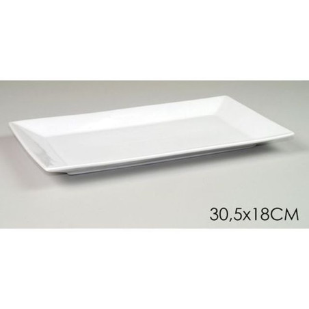 INGROSSO CASALINGHI PIATTO RETTANG. 30.5X18CM BIANCO 8015361834968 INGROSSO ACCESSORI CUCINA PIATTI PER LA CASA