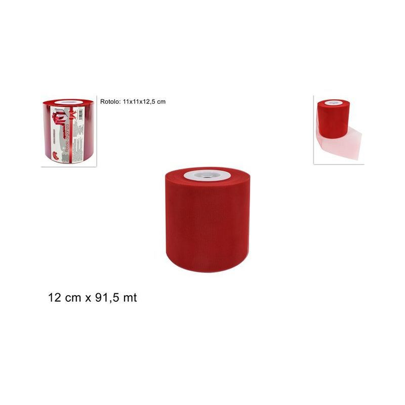ROTOLO ORGANZA 12CM X 100YARD ROSSO EAN 8034048301197 INGROSSO NASTRI E CONTENITORI PER BOMBONIERE ROTOLO ORGANZA 12CM X 100YARD ROSSO EAN 8034048301197 INGROSSO NASTRI E CONTENITORI PER BOMBONIERE