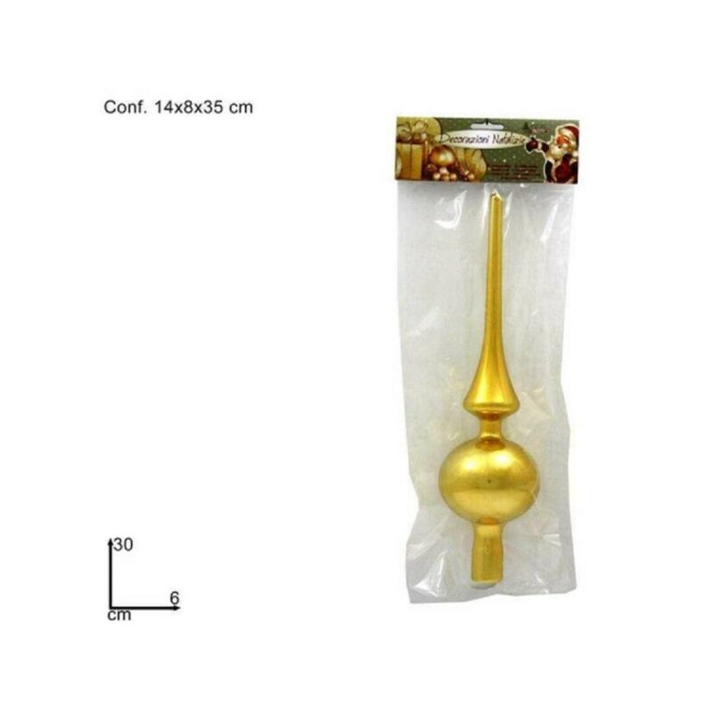 PUNTALE PER ALBERO cm.30 ORO EAN 8033113207068 INGROSSO PALLINE DI NATALE E PUNTALI PUNTALE PER ALBERO cm.30 ORO EAN 8033113207068 INGROSSO PALLINE DI NATALE E PUNTALI