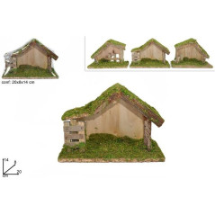 INGROSSO ARTICOLI NATALIZI CAPANNA PICCOLA VUOTA 8027501279034 INGROSSO PRESEPE E ACCESSORI CAPANNE NATALIZIE