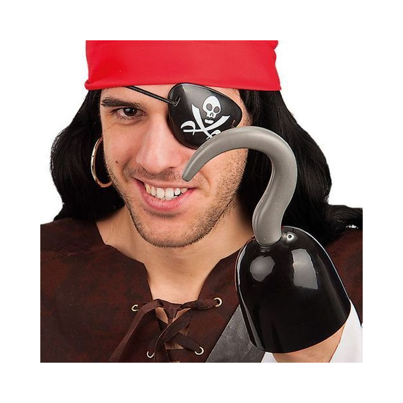 UNCINO PIRATA IN BUSTA C/CAV. EAN 8004761051303 INGROSSO SET TRAVESTIMENTI HALLOWEEN UNCINO PIRATA IN BUSTA C/CAV. EAN 8004761051303 INGROSSO SET TRAVESTIMENTI HALLOWEEN