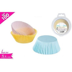 INGROSSO CASALINGHI BOX 100 PIROTTINI BASE 5.5CM COLORI ASS. 8032732082421 INGROSSO ACCESSORI CUCINA