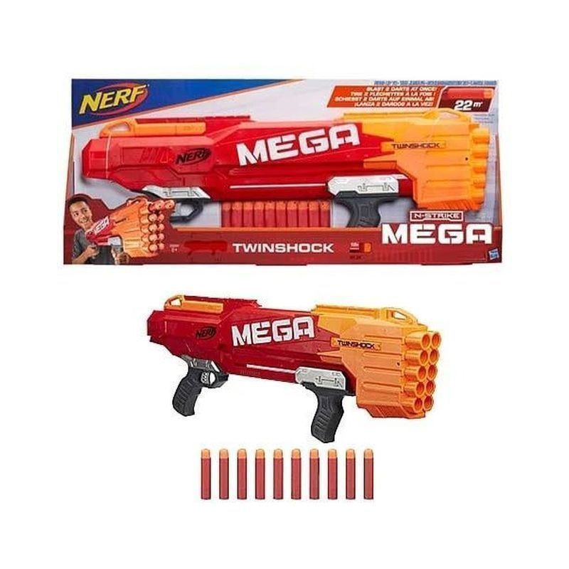 NERF MEGA TWINSHOCK 762X318X86MM +8ANNI EAN 5010993397570 INGROSSO FUCILI E MITRA GIOCATTOLO NERF MEGA TWINSHOCK 762X318X86MM +8ANNI EAN 5010993397570 INGROSSO FUCILI E MITRA GIOCATTOLO