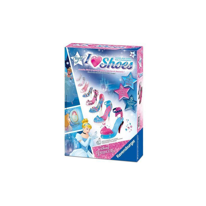 I LOVE SHOES CINDERELLA RAVENSBURGER +8A EAN 4005556186891 INGROSSO GIOCATTOLI IN SCATOLA