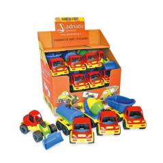 INGROSSO ARTICOLI MARE CAMIONCINI L.33CM 4 ASS. IN PLASTICA RUSPA BETONIERA CISTERNA SABBIERA 8002936628008 INGROSSO ARTICOLI ES