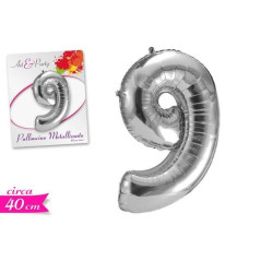 INGROSSO PALLONCINI PALLONCINO NUMERO 9 40CM 8055329186951 INGROSSO ARTICOLI PER FESTE PALLONCINI COMPLEANNO