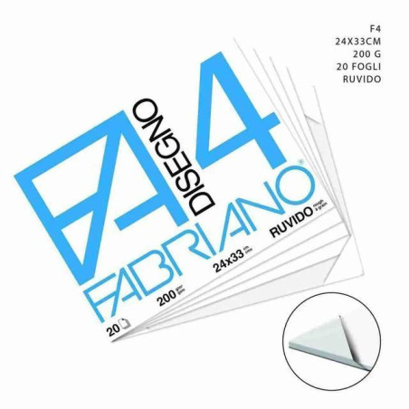 INGROSSO CARTOLERIA FABRIANO BLOCCO F4 24X33 RUVIDO 8001348107408 INGROSSO QUADERNI ALBUM BRISTOL BLOCCHI DISEGNO