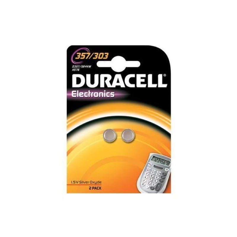 DURACELL 1,5V 357/303 BL.2 10 EAN 5000394013858 INGROSSO PILE A BOTTONE