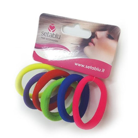 INGROSSO ELASTICO F/CODA PICCOLO 6PZ COLORATI 8055348169188 INGROSSO ACCESSORI PER CAPELLI ELASTICI E FASCE PER CAPELLI