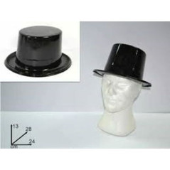 INGROSSO CARNEVALE CAPPELLO CILINDRO NERO ART.HY-276B 8033113372544 INGROSSO ARTICOLI CARNEVALE CAPPELLI E CERCHIETTI DI CARNEVA
