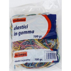 INGROSSO CASALINGHI ELASTICI DA 100G MISTI COLORI ASSORTITI 8033593000494 INGROSSO FERRAMENTA E IDRAULICA