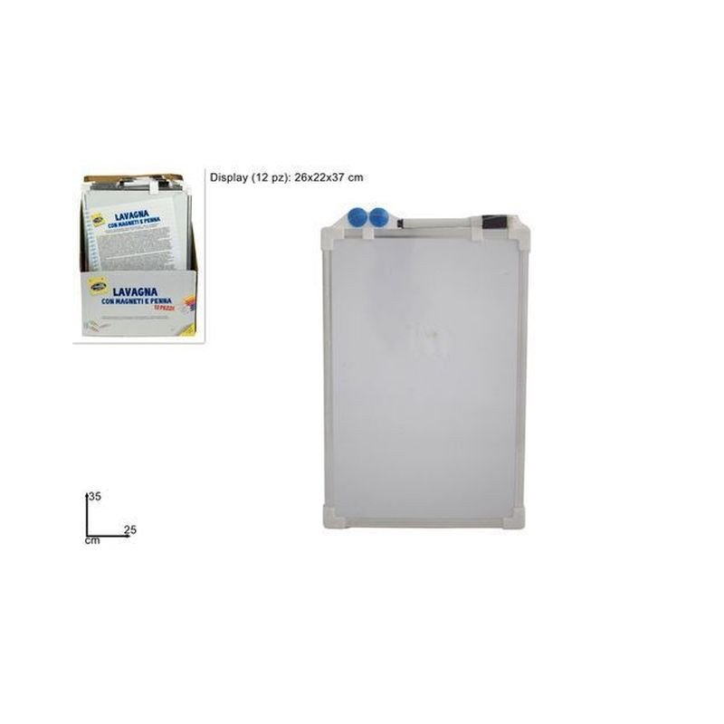 LAVAGNA C/MAGNETI E PENNA DISPL MED20170 EAN 8034048407233 INGROSSO LAVAGNE MAGNETICHE