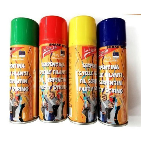 INGROSSO CARNEVALE STELLE FILANTI SPRAY ML.83 P.24.113 8055348684995 INGROSSO ARTICOLI CARNEVALE BOMBOLETTE SPRAY CARNEVALE