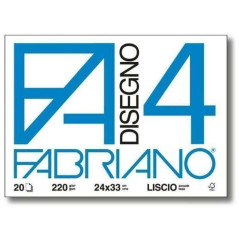 INGROSSO CARTOLERIA FABRIANO BLOCCO F4 24X33 LISCIO 8001348107422 INGROSSO QUADERNI ALBUM BRISTOL BLOCCHI DISEGNO