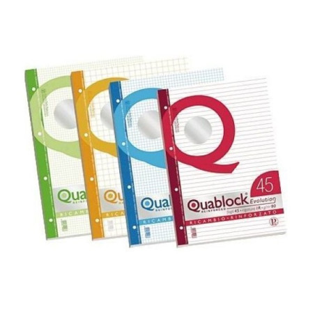 INGROSSO CARTOLERIA PIGNA RICAMBI RINFORZATI A5 4M 05430420   INGROSSO RACCOGLITORI RICAMBI BUSTE TRASPARENTI