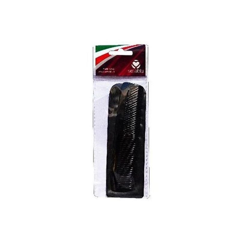 PETTINE DA TASCHINO NERO C/CUSTODIA EAN 8055748933549 INGROSSO SPAZZOLE E PETTINI