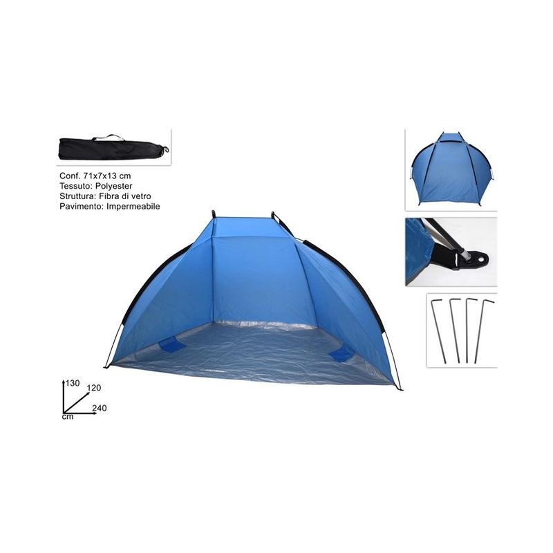 TENDA PARASOLE DA SPIAGGIA 240X120 EAN 8034048582176 INGROSSO OMBRELLONI