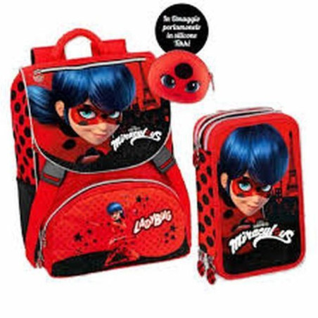 INGROSSO CARTOLERIA MIRACOLOUS ZAINO ESTENSIBILE C/GADGET 8009117976910 INGROSSO BORSE E ZAINI SCUOLA